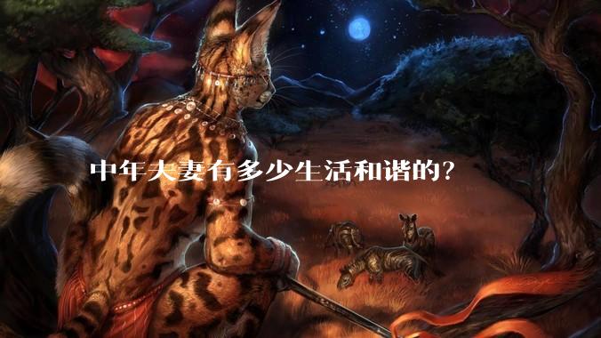 中年夫妻有多少生活和谐的？